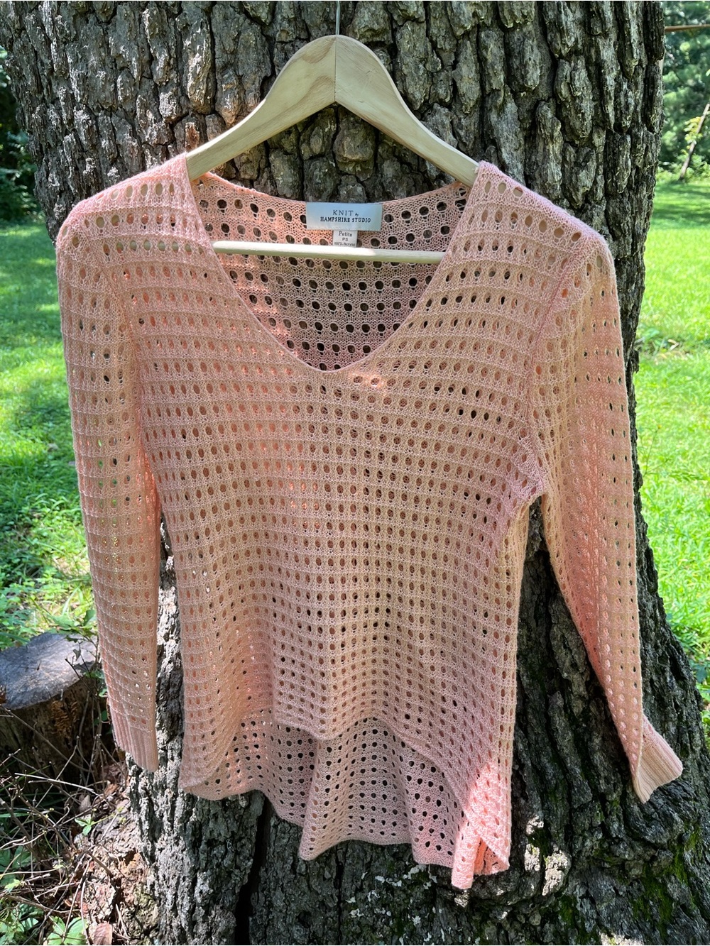 ⭐️Knit by Hampshire Studio Crochet Sweater in size PS
